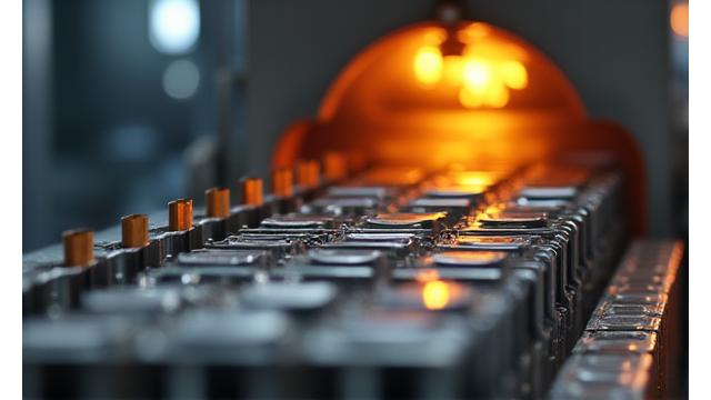 금속 마감품 건조 및 경화 과정